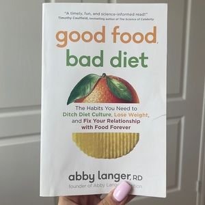 Good food bad diet by Abby Langer - book
